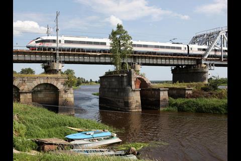 The Siemens Sapsan trainsets are to be concentrated on the Moscow – St Petersburg route.